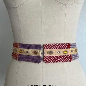 Patchwork belt size Small/Medium